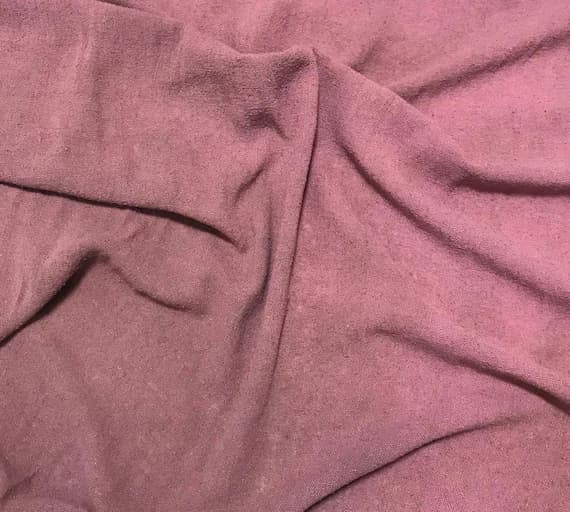 noil fabric - ANTIQUE MAUVE Hand Dyed Raw Silk Gauze NOIL Fabric