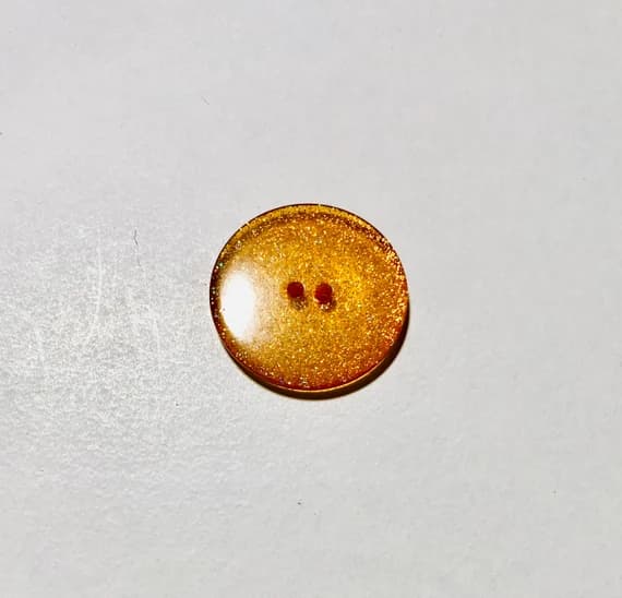 gold none - Gold Glitter Plastic Button - Dill Buttons Brand (3 Sizes to Choose From)