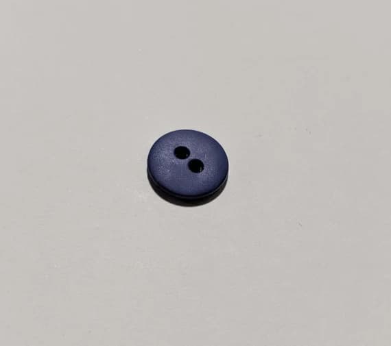 teal none - Blue Teal Round 2 Hole Plastic Button - 13mm / 1/2 inch - Dill Buttons - Set of 4