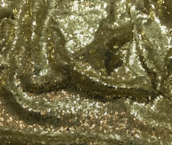 gold sequin - Gold SEQUIN Spangle Sewn on Mesh Fabric - 54" wide