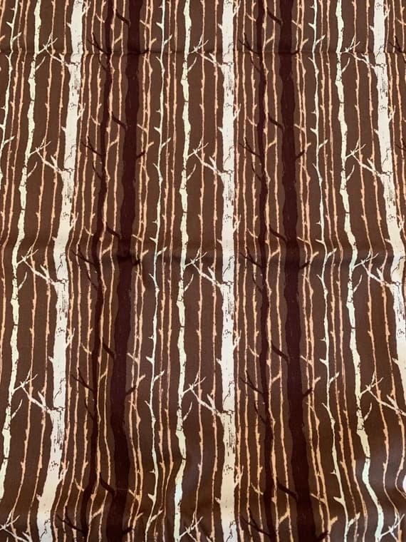 forest cotton fabric - Brown Trees Timber Twilight - Forest Floor - by Art Gallery 100% Cotton Fabric