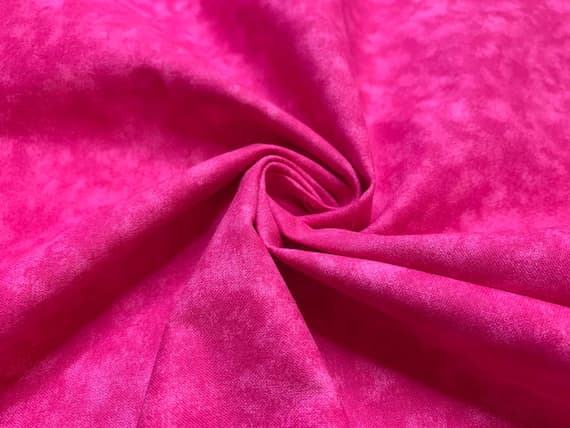 pink cotton fabric - Tonal Hot Pink - Cloud 9 Cotton Fabric