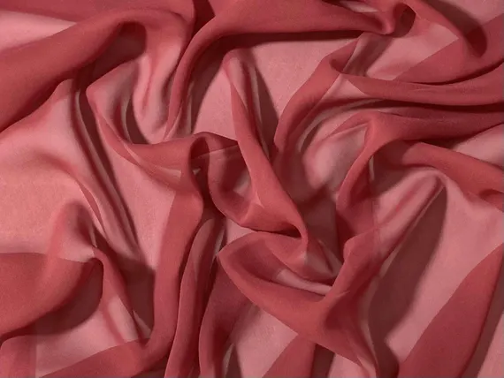 chiffon fabric - Antique Rose - 8mm Silk Chiffon Fabric