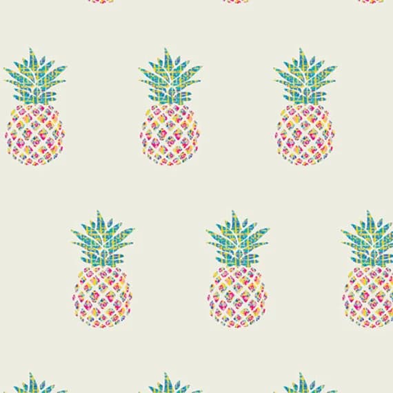 cotton fabric - Hello Sunshine - Pina Colada - Art Gallery Premium Cotton Fabric