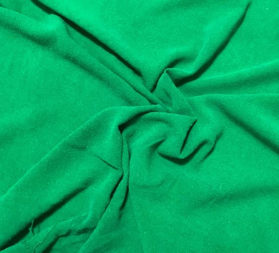 emerald noil fabric - EMERALD GREEN Hand Dyed Raw Silk Gauze NOIL Fabric