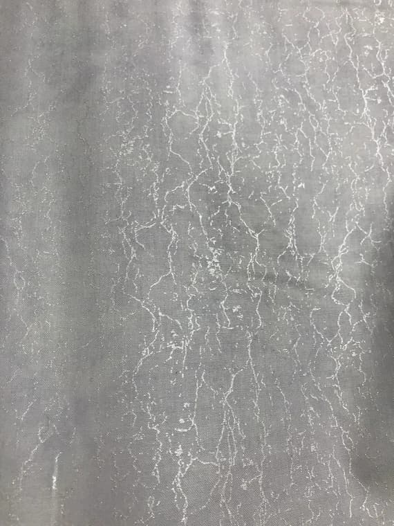 white cotton fabric - White/Metallic Granite - Pearl Luxe - Henry Glass & Co Cotton Fabric