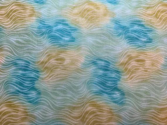 green cotton fabric - Petals & Pastels Green Blender Cotton Fabric Vintage 90's OOP