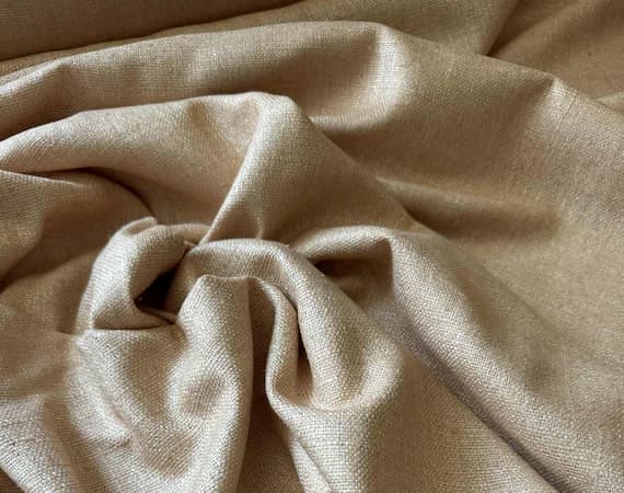 gold linen fabric - Honey Gold 100% Linen Fabric in a Loose Weave