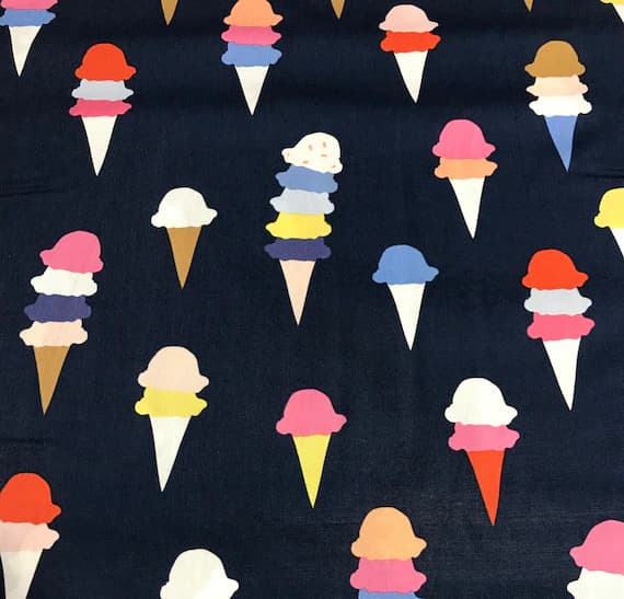 cotton fabric - I scream; You scream - Art District - Art Gallery Fabrics -Premium Cotton Fabric