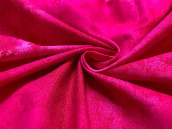fuchsia cotton fabric - 1/2 yard increments Fuchsia Pink Blender Cotton Fabric Vintage 90's OOP Michael Miller