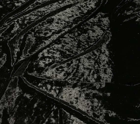 black velvet fabric - Black - Stretch Polyester Crushed Velvet Fabric