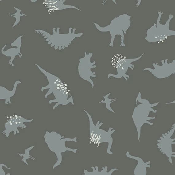 cotton fabric - Dinomania Subtle - Esoterra by Katarina Roccella for Art Gallery 100% Cotton Fabric
