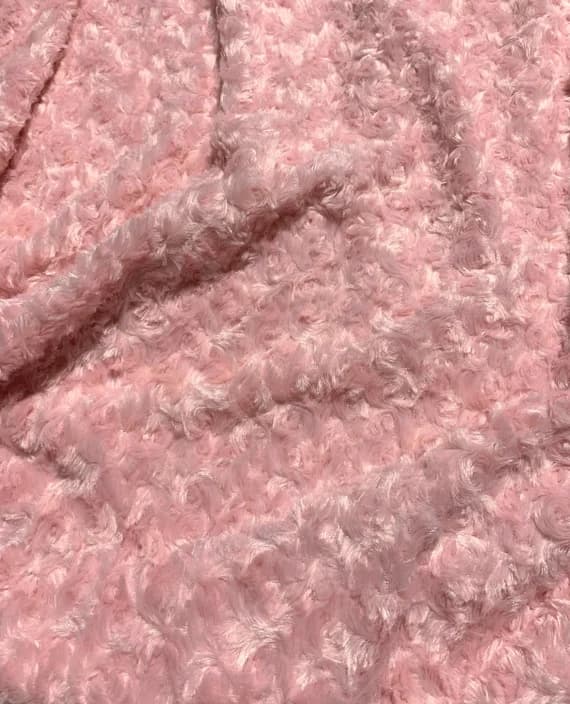 pink fabric - Rosette Plush Pink - David Textiles Cuddle Minky Fabric