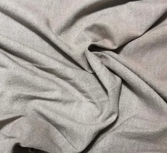 taupe noil fabric - TAUPE Hand Dyed Raw Silk NOIL Fabric