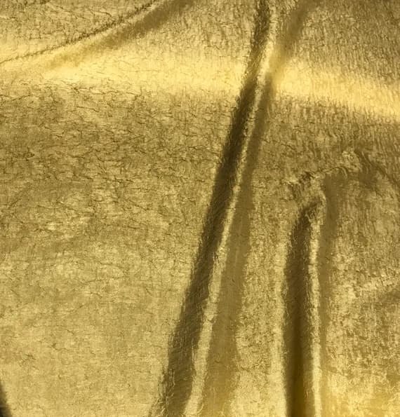 gold fabric - Ombre Gold & Brown Crushed Tergalet Fabric - Polyester 108" wide